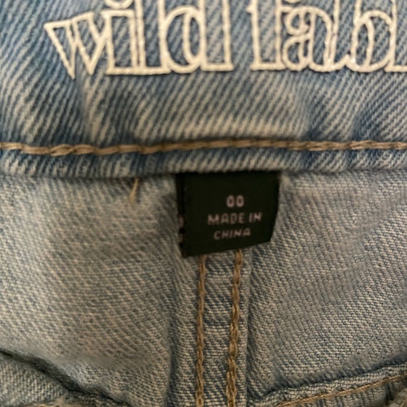 Wild Fable Women Size 00 Jean Skirt - Picture 4 of 6